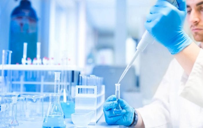 Lab worker